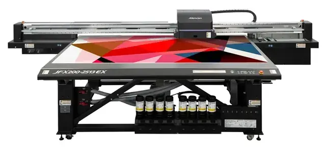 Mimaki JFX200-2513 EX UV-LED flatbed printer